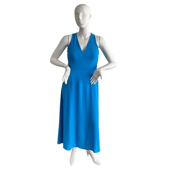 Sandro Ferrone Maxi Dress Sleeveless V-neck 44 - Picture 1 of 12